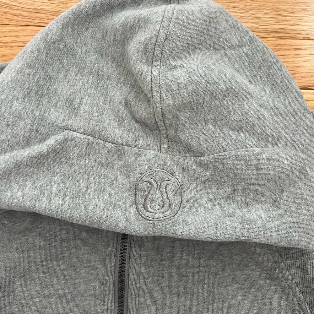 Lululemon Scuba Oversized Half Zip - Heathered Core Medium Gray - Picture 3 of 4